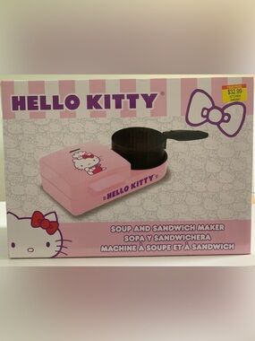 Hello Kitty Pink Soup and Sandwich Maker
